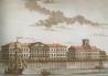 Здание Академии наук со стороны Невы. Ф.Дюрфельд. 1792