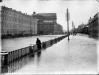 Крюков канал у Мариинского театра во время наводнения 1903 года