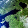 Спутниковое фото Финского залива