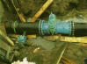 Ремонт трубопровода методом протаскивания новой полиэтиленовой трубы: стыковка новых труб